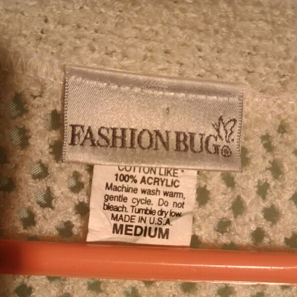 Women’s White Open Knit Tie Front Cardigan Sweater Long Sleeve Lightweight. - Picture 3 of 4